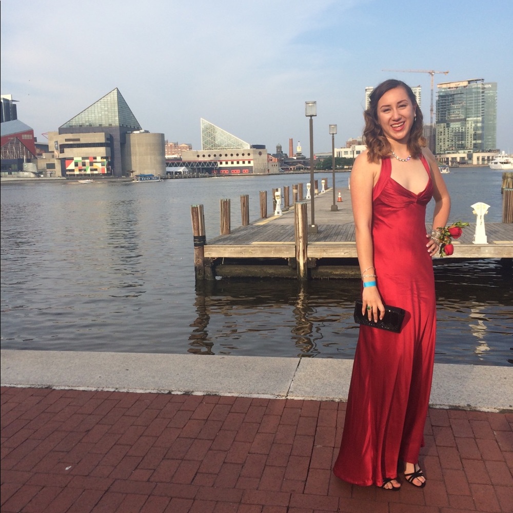 Red Shiny Prom/Formal Dress